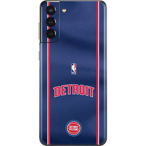 NBA Detroit Pistons Jersey Galaxy S21 Plus 5G Skin